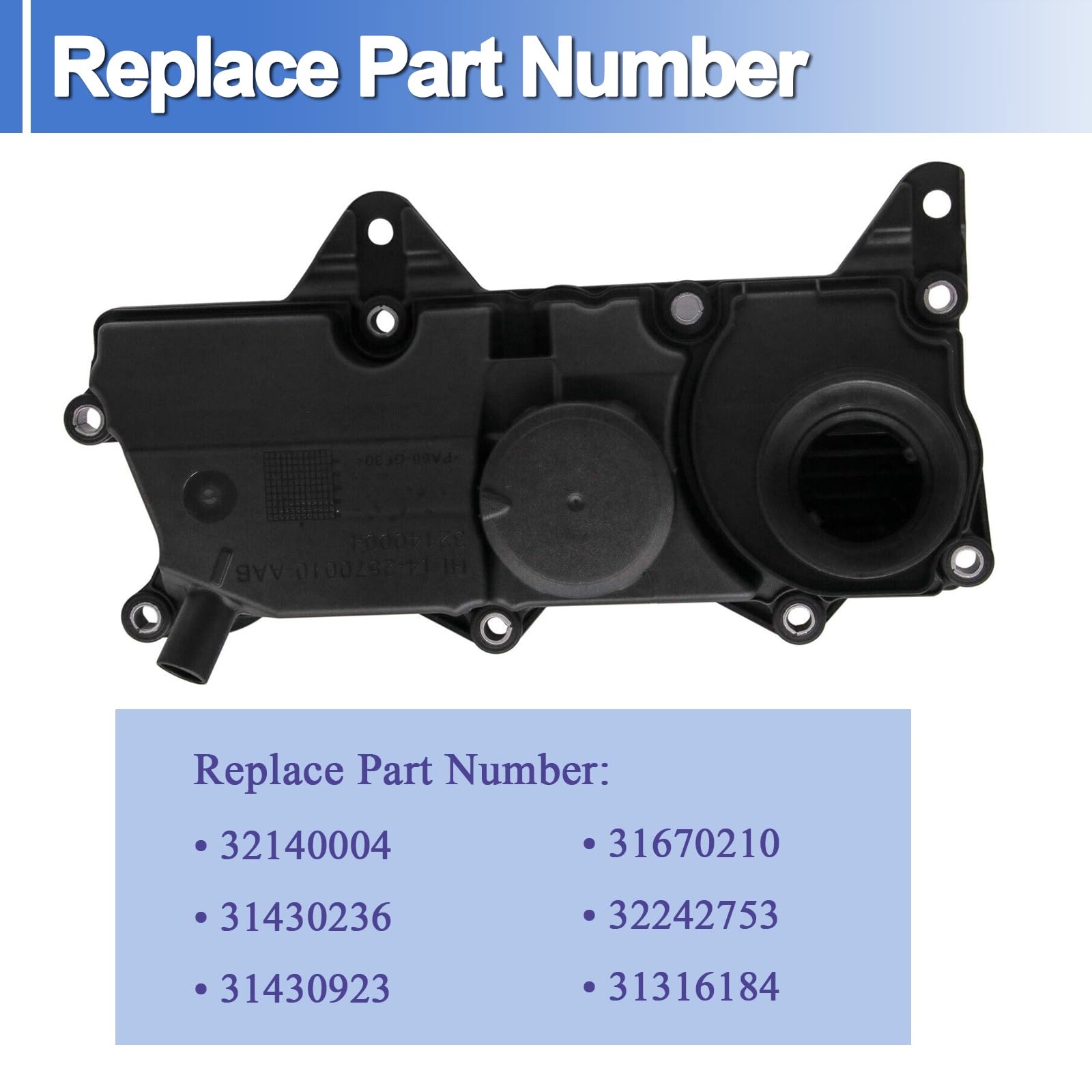Amazon.com: 32140004 PCV Oil Trap Valve Rocker Cover Fits for
